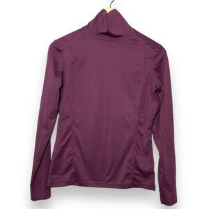 Alpine Design Purple Turtleneck Top Dri Logic Small BaseLayer